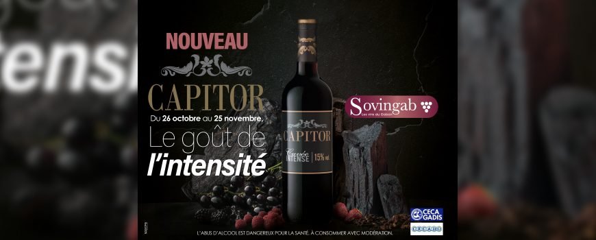 CAPITOR : L’alliance parfaite entre l’intensité et douceur fruitée !