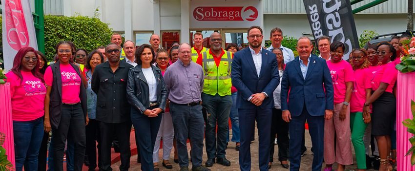 Le Directeur Général du Groupe Castel en visite à Sobraga
